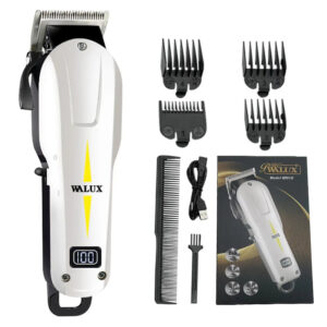 NNEOBA Economical Professional Hair Clipper USB Rechargeable White
